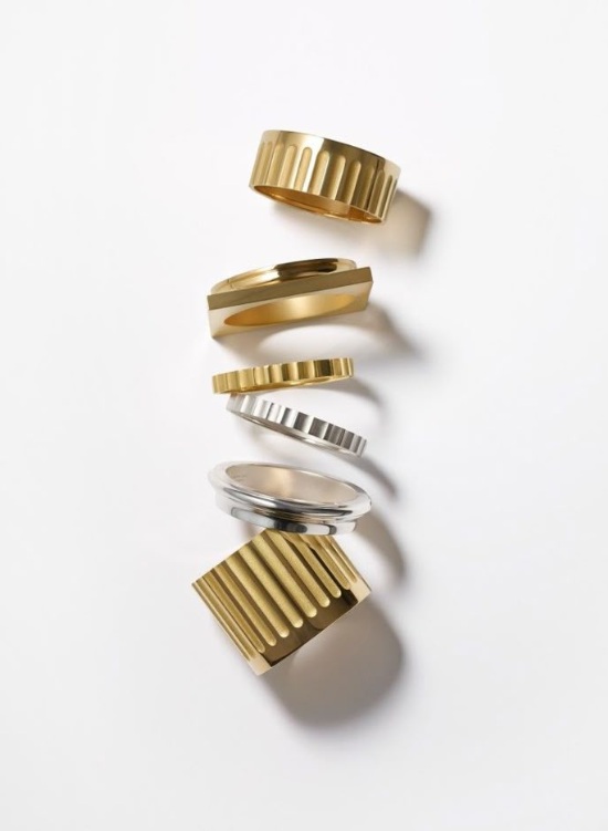 369 Elle — Anillos de diseño geométrico
